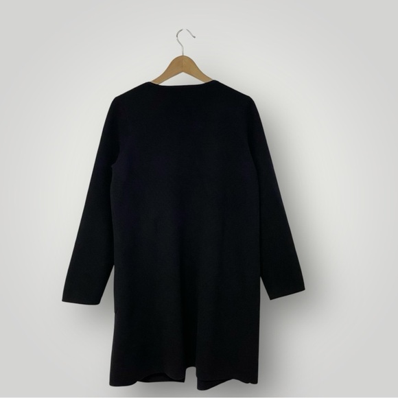 J.Crew Juliette collarless sweater-blazer Sz S Black - Picture 8 of 12